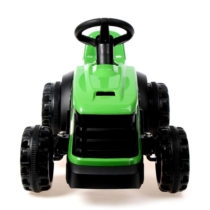 Электромобиль «Трактор», с прицепом, цвет зелёный - фото 1907193713