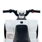 Детский электромобиль «Квадроцикл», цвет белый - фото 31277630