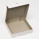 Коробка для пирога, белая, 23 х 23 х 5 см - Фото 3