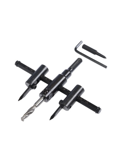 УЦЕНКА Сверло круговое регулируемое по дереву ТУНДРА «Балеринка», 30 - 120 мм