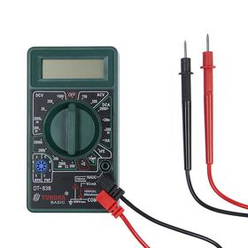 

УЦЕНКА Мультиметр ТУНДРА, DT-838, ACV/DCV, DCA, 200-2МΩ, прозвон, TEMP C°