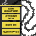 Цепь для бензопилы ТУНДРА, 14", 350 мм, ширина паза 1.3 мм, шаг 3/8", 50 звеньев - Фото 2