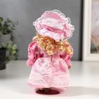 Кукла коллекционная керамика "Малышка Майя в розовом платье" 20 см - Фото 4