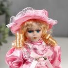 Кукла коллекционная керамика "Малышка Майя в розовом платье" 20 см - Фото 5
