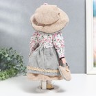 Кукла коллекционная керамика "Ирина в платье в полоску" 30 см - Фото 4