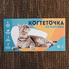 Когтеточка из картона с кошачьей мятой «Котокосмос», волна, 45 × 20 × 3.5 см - Фото 6
