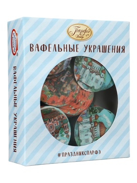 Картинки вафельные «Пасха Цветы и храмы», 240 шт.
