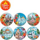 Картинки вафельные «Пасха Цветы и храмы», 240 шт. - фото 68051905