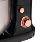 Миксер Centek CT-1130, планетарный, 1200 Вт, 5 л, 6 скоростей, 3 насадки, черный - фото 51334057