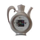 Часы настенные интерьерные для кухни "Чаепитие", бесшумные, чайник 26.5 х 24 см, серые, АА - Фото 9