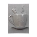 Часы настенные интерьерные для кухни "Чаепитие", бесшумные, чайник 26.5 х 24 см, серые, АА - Фото 7