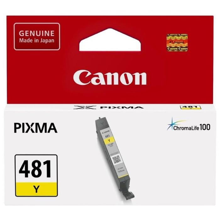 Картридж струйный Canon CLI-481 Y 2100C001 желтый для Canon Pixma TS5140/6140/8140/8540 - Фото 1
