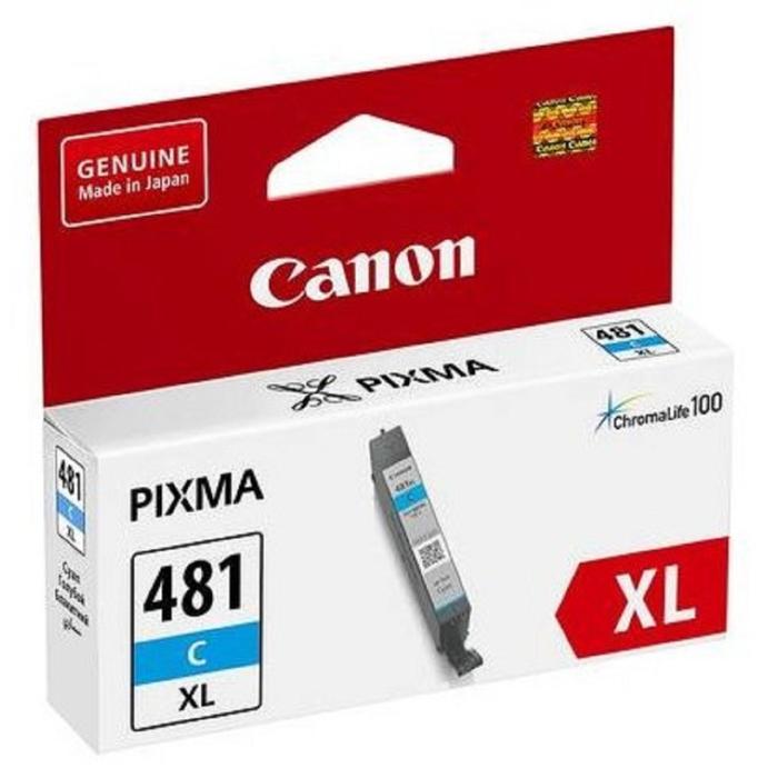 Картридж струйный Canon CLI-481XLC голубой для Canon Pixma TS6140/TS8140TS/TS9140/TR7540 - Фото 1