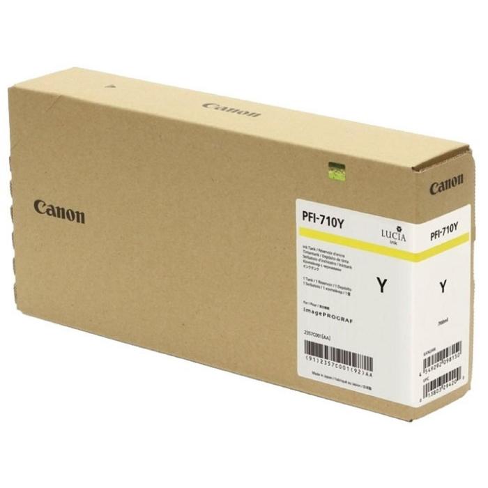Картридж струйный Canon PFI-710 Y 2357C001 желтый для Canon TX-2000/3000/4000(700мл)