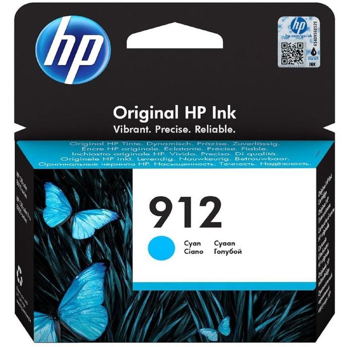 Картридж струйный HP 912 3YL77AE голубой для HP OfficeJet 801x/802x (315стр.) - Фото 1