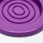 Туалет для приучения кошек к унитазу 39.2×38.7×3 см, фиолетовый - Фото 3