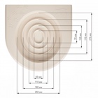 Туалет для приучения кошек к унитазу 39.2×38.7×3 см, фиолетовый - Фото 8