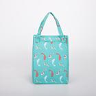 Термосумка на липучке 7,5 л, цвет бирюзовый - Фото 2