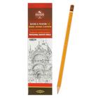 Карандаш чернографитный 2.0 мм, Koh-I-Noor 1500 2H, профессиональный, L=175 мм - Фото 2