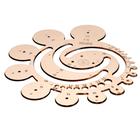 Трафарет Koh-I-Noor 7490 окружности с разными радиусами, дымчатый - Фото 2