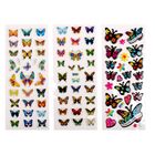 Наклейка "Бабочки/цветочки" МИКС 20,5х7,5 см - Фото 2