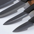 Набор ножей Magistro Black, 5 предметов, на подставке, цвет чёрный - Фото 5