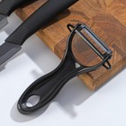 Набор ножей Magistro Black, 5 предметов, на подставке, цвет чёрный - Фото 7