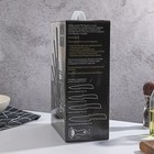 Набор ножей Magistro Black, 5 предметов, на подставке, цвет чёрный - Фото 9