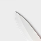Нож керамический Доляна «Симпл», лезвие 8 см, ручка soft touch, цвет оранжевый - фото 4320151