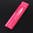 Нож керамический Доляна «Симпл», лезвие 12,5 см, ручка soft touch, цвет зелёный - фото 4320194