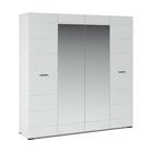 Шкаф 4-х дверный «Йорк», 2000*540*20502000 × 540 × 5050 мм, цвет белый / белый глянец - Фото 1