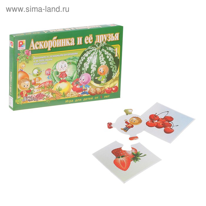 Настольная игра «Аскорбинка и ее друзья-1» - Фото 1