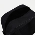 Сумка хозяйственная на молнии, с увеличением, наружный карман, цвет чёрный - Фото 4