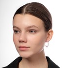 Серьги-кольца набор 6 пар «Жемчужные» настроение, цвет белый в золоте - фото 25563166