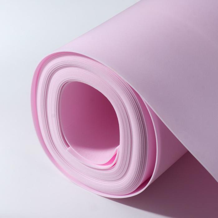 Изолон для творчества тёплый розовый 2 мм, рулон 0,75х10 м - Фото 1