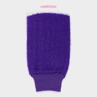 Мочалка - варежка массажная Доляна «Жёсткая», цвет МИКС - Фото 2