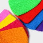 Мочалка - варежка массажная Доляна «Жёсткая», цвет МИКС - Фото 4