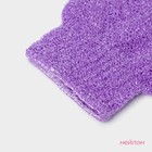 Мочалка - варежка массажная Доляна, 18×12 см, МИКС - Фото 2