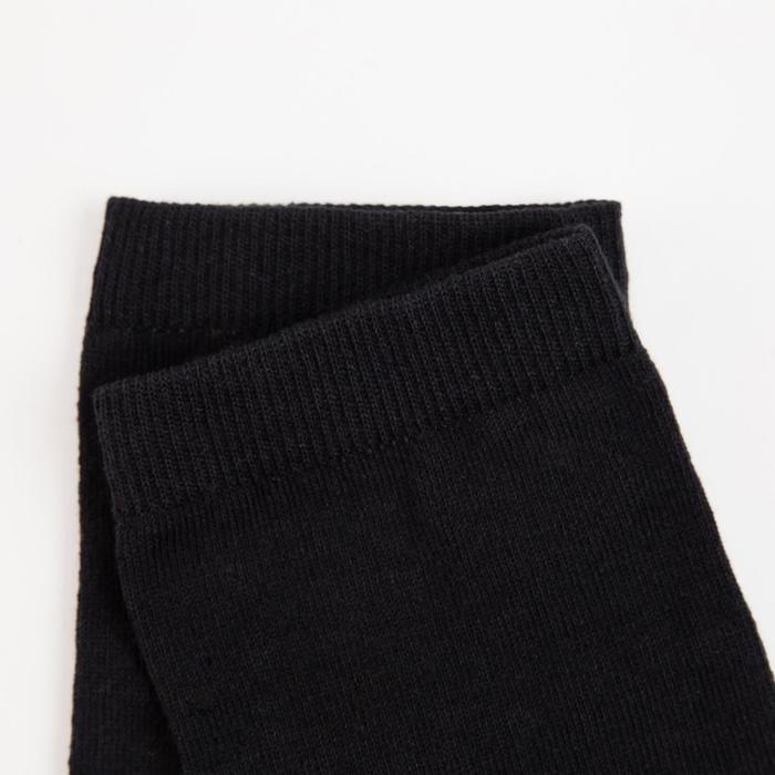 Носки мужские «100% мужик» цвет чёрный, размер 25 - фото 1907194643