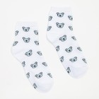 Носки женские «Коала», цвет белый, размер 23-25 - Фото 2