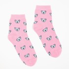 Носки женские В742 "Коала" цвет розовый, р-р 23-25 - Фото 2