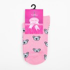 Носки женские В742 "Коала" цвет розовый, р-р 23-25 - Фото 5