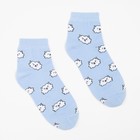 Носки женские В742 "Барашки" цвет голубой, р-р 23-25 - Фото 2