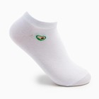 Носки женские «Авокадо», цвет белый, размер 23-25 - Фото 1