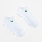 Носки женские «Авокадо», цвет белый, размер 23-25 - Фото 2