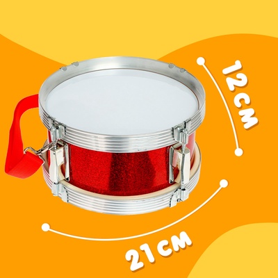 Барабан «Музыкант», с деревянными палочками