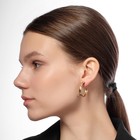 Серьги-кольца набор 6 пар "Жемчужные", цветные в золоте - фото 25978371