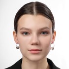 Серьги-кольца набор 6 пар «Жемчужные», цветные в серебре 5399670