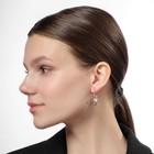 Серьги-кольца набор 6 пар «Жемчужные», цветные в серебре 5399670