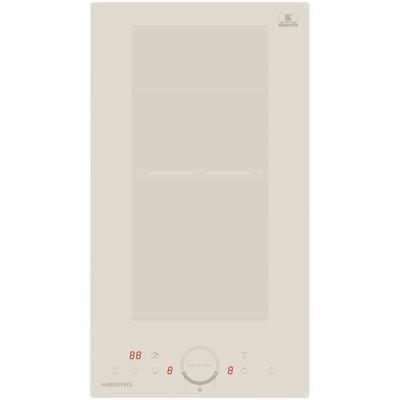 Варочная поверхность HIBERG i-MS 3029 Y, индукционная, 3500 Вт, 2 конфорки, сенсор, бежевая